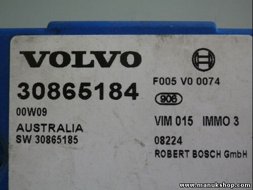 Controllo unità di allarme immobilizzatore modulo Volvo 30865184 00W09