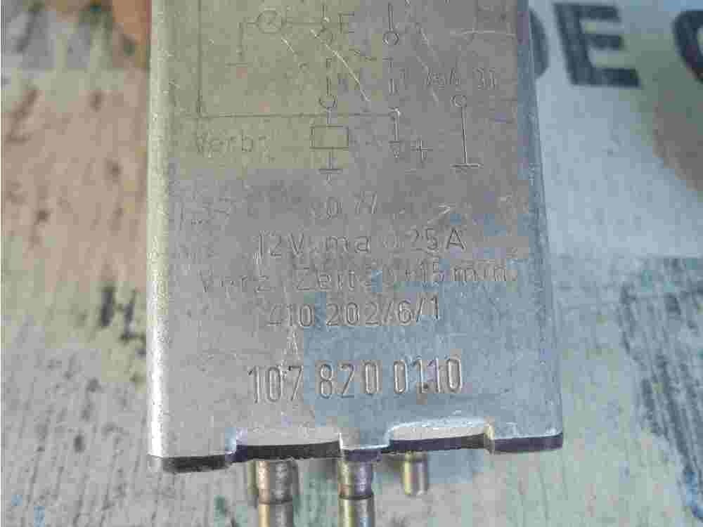 Relè lampeggiante Mercedes-Benz W123 1078200110 41020261 max 25A 12V