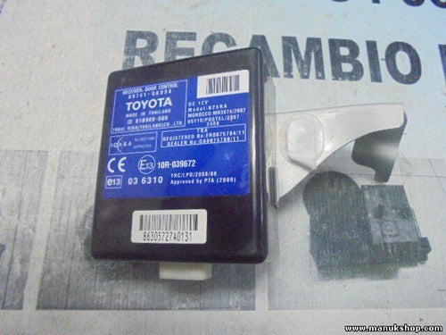 Receptor control de la puerta.Toyota Hilux 2.5 897410K034 61B908000 MR3874 