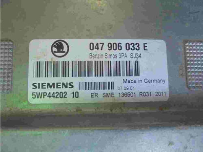 Centralita Skoda Fabia 047906033E 047 906 033 E SIEMENS 5WP4420210 5WP44202 10