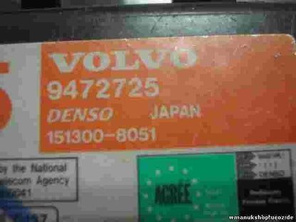 Controllo unità di allarme immobilizzatore modulo Volvo 9472725 1513008051