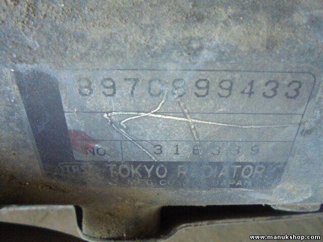 Radiador de intercooler Opel Monterey A 3.1 TD Isuzu 1996 8970899433 316389