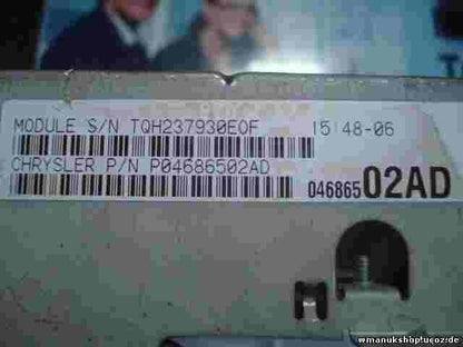 Caja de fusibles Chrysler Voyager III P04686502AD P 04686502AD P04686502 AD