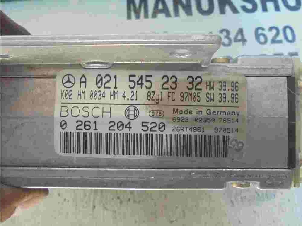 Centralita Mercedes-Benz E420 S420 A0215452332 FD97M05 26RT4861 BOSCH 0261204520