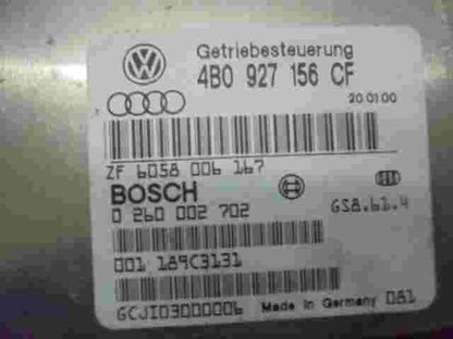 Transmisión controlador Audi Passat GS8.61.4 4B0927156CF 0260002702 ZF6058006167