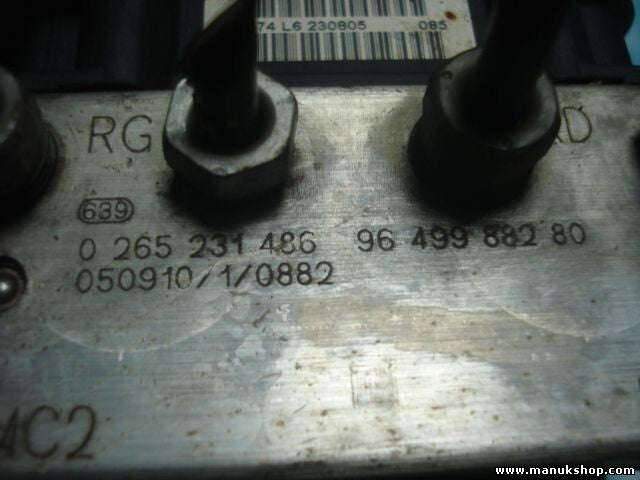 Unidad hidráulica del ABS Peugeot 307 Citroen 9649988280 9659457180 9657352780