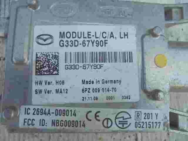 Control de estacionamiento electrónico Mazda G33D67Y90F 2694A009014 NBG009014