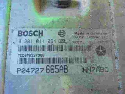 Centralita Chrysler Voyager 2.5 CRD P04727665AB HN7AB0 BOSCH 0281011064