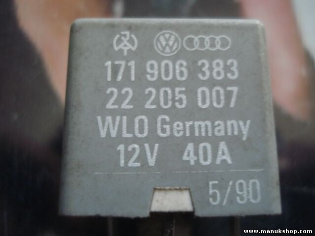 Relé de la bomba de combustible VW 171906383 171 906 383 WLO 22205007 22 205 007