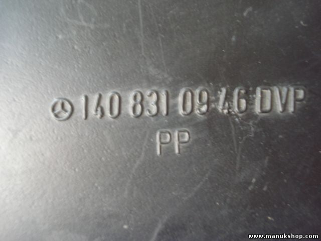 Tubo de entrada de aire Mercedes-Benz W140 600 SE SEL 1408310946 140 831 09 46