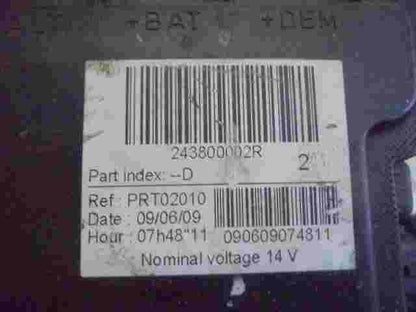 Scatola fusibili Renault Laguna 3 243800002R 243800002-R Valeo PRT02010 Index-D