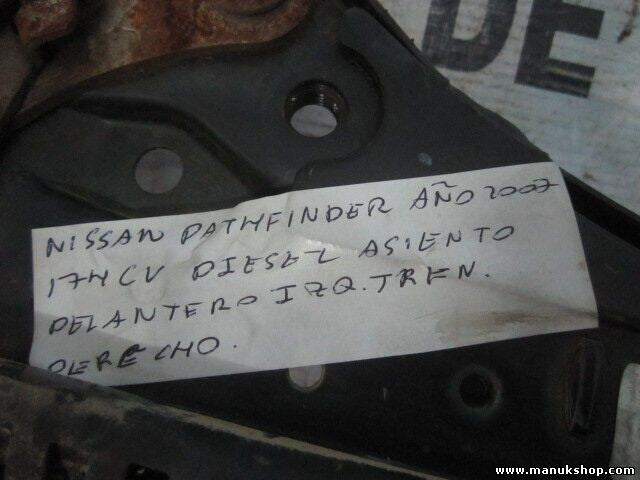 Guía de asiento derecho lado izquierdo Nissan Pathfinder 174 CV 2007 X61B