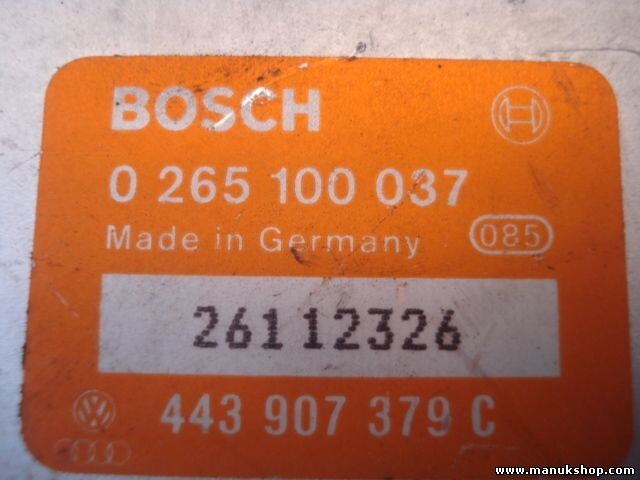 Centralita del motor Audi 100 C4 443 907 379 C 443907379C BOSCH 0265100037