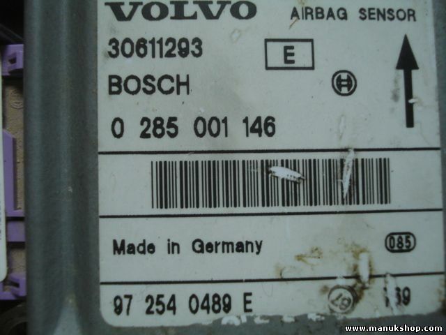 Airbag Centralita   Volvo S40 30611293 BOSCH 0 285 001 146 0285001146 972540489E