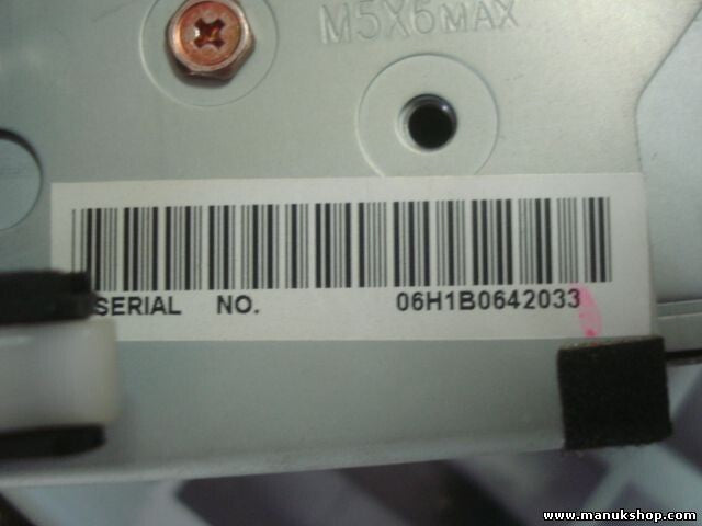 Radio CD Mazda 3 BR2B66AR0 BR2B 66 AR0 BR2B 66 9R0 BR2B669R0 MODEL NO. 14794008