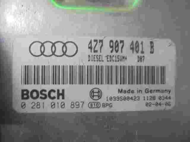 Centralita Audi A6 DIESEL EDC15VM 4Z7907401B 1039S00423 BOSCH 0281010897