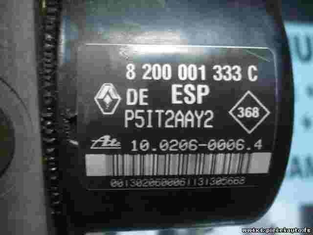 Unidad hidráulica del ABS Renault Laguna 8200001333C ATE 10020600064 10096014073