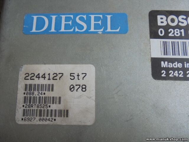 Centralita del motor BMW E34 2242213 2244127 BOSCH 0281001080 0 281 001 080