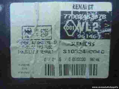 Control de la unidad de alarma inmovilizador módulo Renault 7700846397B