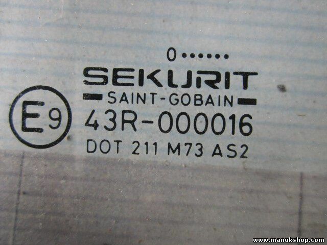Cristal de la puerta delantera derecha Suzuki Vitara 1990 43R000016 DOT211M73AS2