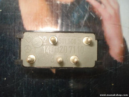 Interruptor Luneta Trasera Desempañador Mercedes-Benz 1408207110 140 820 71 10