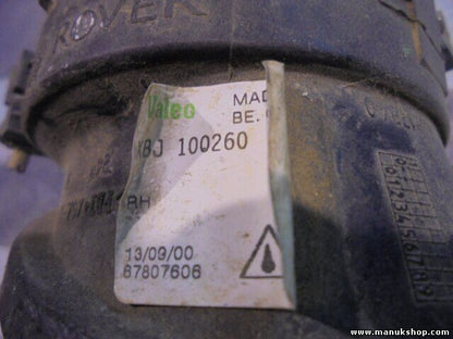 Faro antiniebla derecho Land Rover Freelander VALEO XBJ100260 RH 67807606