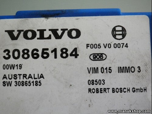 Control de la unidad de alarma inmovilizador módulo Volvo 30865184 00W19