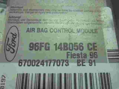Sensore di impatto airbag Ford Fiesta 96 96FG14B056CE 670024177073 BE 91