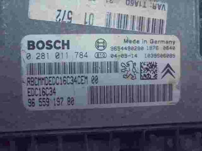 Centralita Peugeot 206 1.4 9655919780 9654490280 1039S06089 BOSCH 0281011784