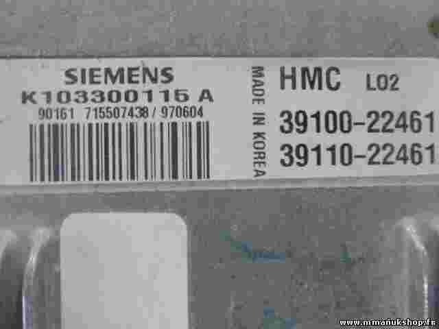 Centralita  Hyundai Accent 3910022461 391102245 61 K103300115A 39100-22461