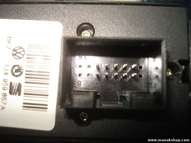 mando botonera elevalunas Skoda Octavia 1J4959857A 1J4 959 857 A 03755020