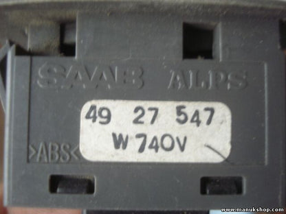 Botonera Elevalunas delantero derecho Saab 4927547 49 27 547 W 74OV