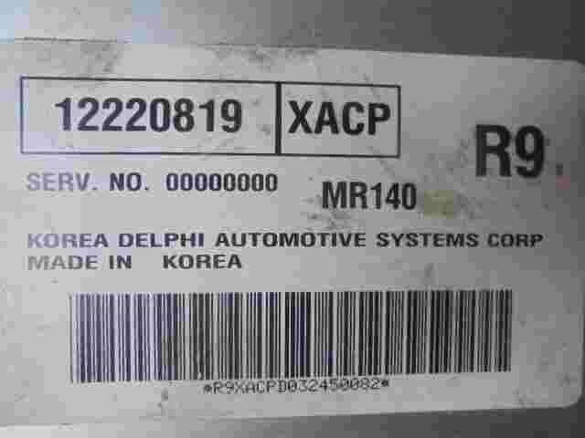 Centralita Daewoo Rizzo Chevrolet Tacuma 12220819 Delphi MR140 XACP R9
