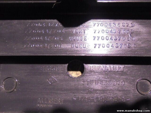 Parachoques Renault Scenic 7700437695 7700437699 7700437708 7700435879