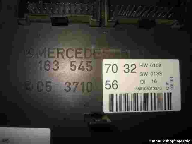 Controller Comfort Mercedes-Benz W163 ML 1635457032 163 545 70 32 LK 05371056