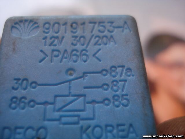 Relè Daewoo DECO/90191753 90 191 753 12V30/20