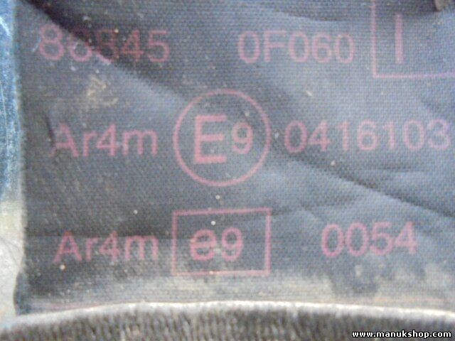 Cinturón de seguridad delantero izquierdo Nissan Ford Maverick II R20 868450F060