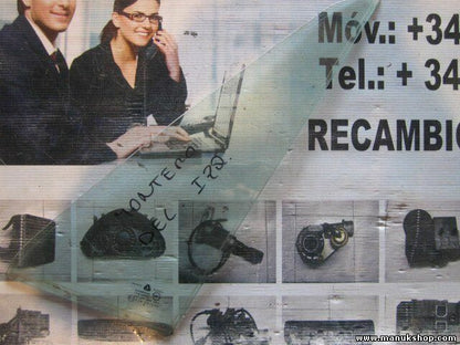 Cristal delantero izquierdo Mitsubishi  Pajero Montero 43R001235 DOT398M42AS2 