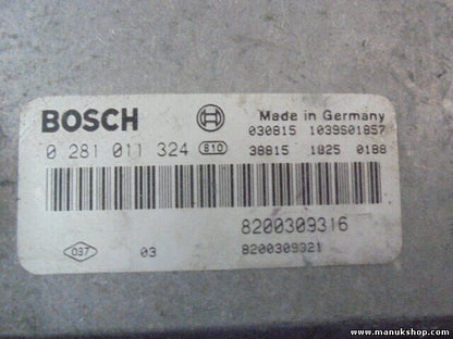Centralita del motor Renault Espace IV 1.9 dCi BOSCH 0281011324 8200309316