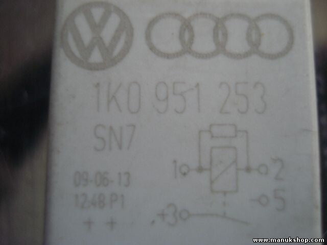 Niebla relé VW Audi Skoda Seat 1K0951253 1K0 951 253 1KO951253 Nr. 449