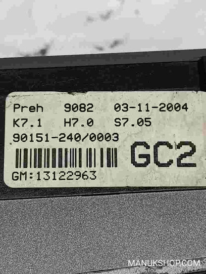 A/C System Opel Astra H GM 13122963 13 122 963 901512400003 90151-240/0003