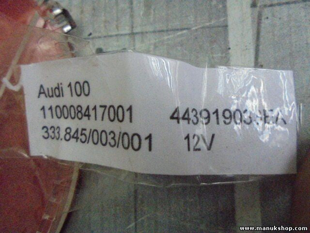 Velocímetro Audi 100 C3 443919033EA 110008417001 333845003001 12V
