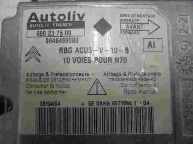 Airbag Centralita Citroen Xsara (AI) 9646469080  9646469080AI 600237500
