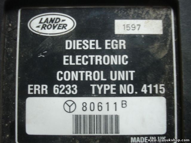 Unidad Control EGR Land Rover 80611B ERR6233 ERR 6233