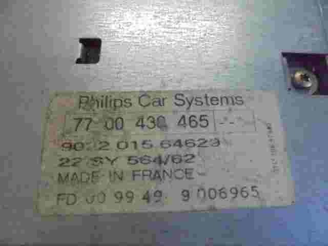 Mando del sistema de navegación Renault Scenic 7700430465 902201564629 22SY56462