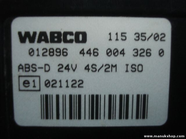Centralita suspensión Man Daf 012896 1153502 115 35/02 WABCO 4460043260