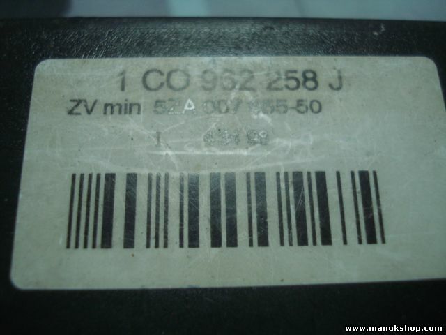 Controller comfort VW GOLF SKODA SEAT 1CO962258J 1C0962258J 57A00798550