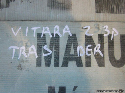 Triángulo Cristal de la puerta trasero derecho Suzuki 43R006729 DOT739M152AS2