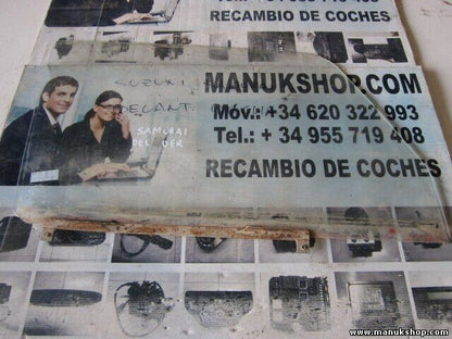 Cristal de la puerta delantera derecha Suzuki Samurai 43R001005 43R000469