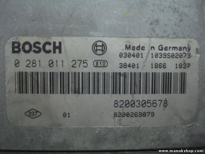 Centralita del motor Renault Megane 1.9 DCI 8200305678 8200269879 BOSCH